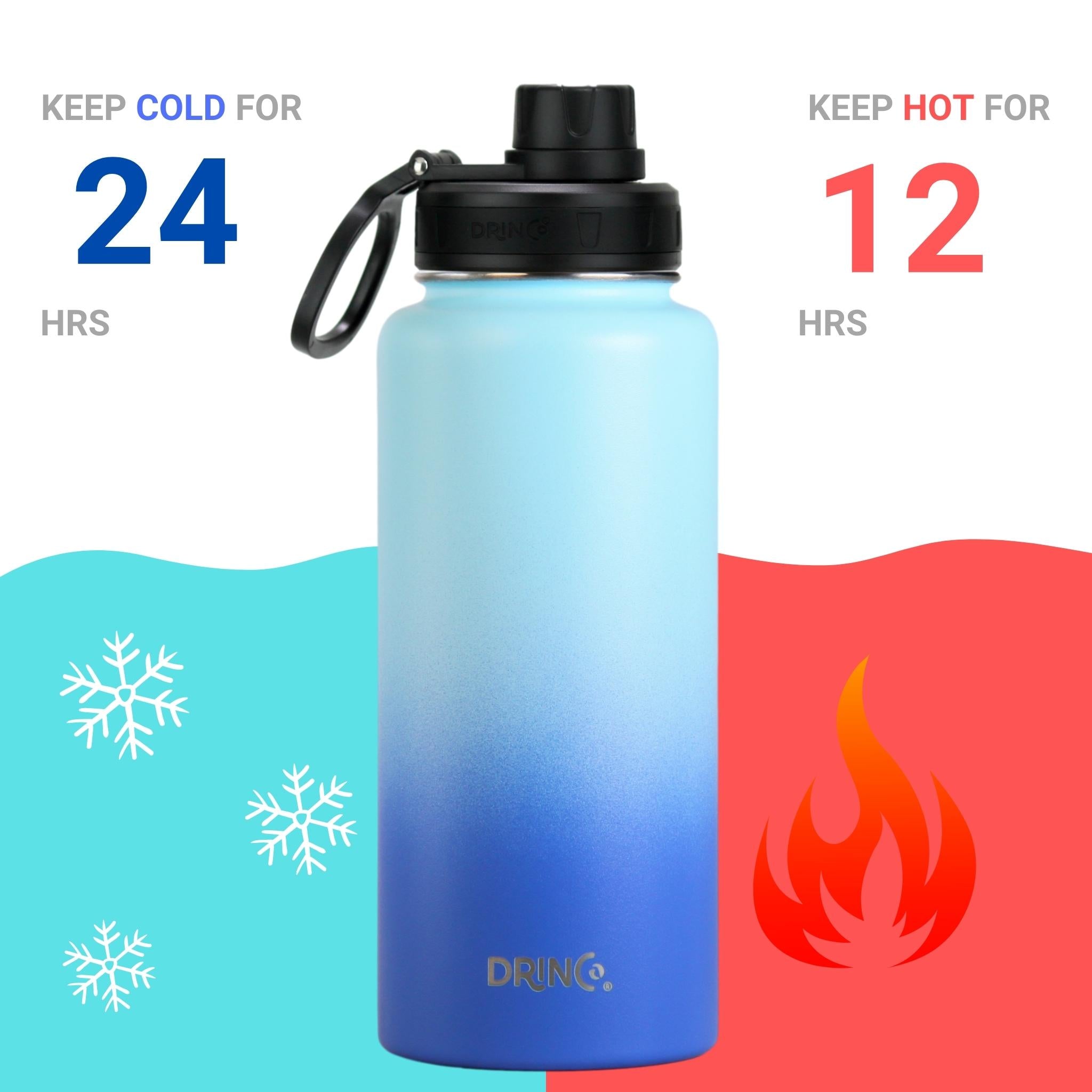 Water Bottle Vacuum Insulated by DRINCO®