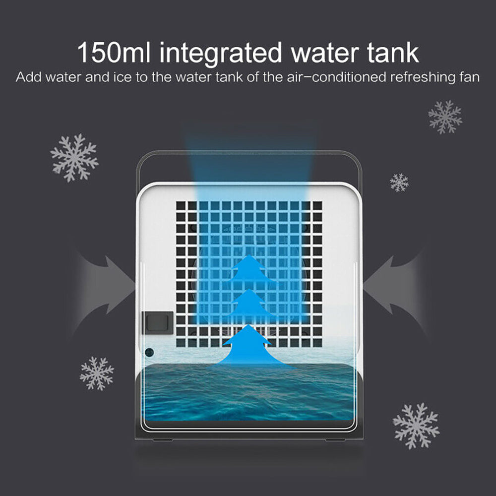 Mini Negative Ion Air Cooler Night Light Comfort