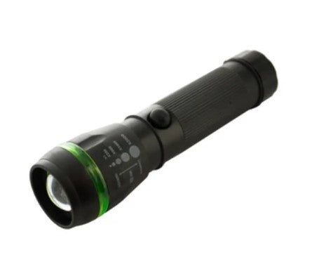 Compact Ultra Bright LED Adjustable Zoom Flashlight Clarity