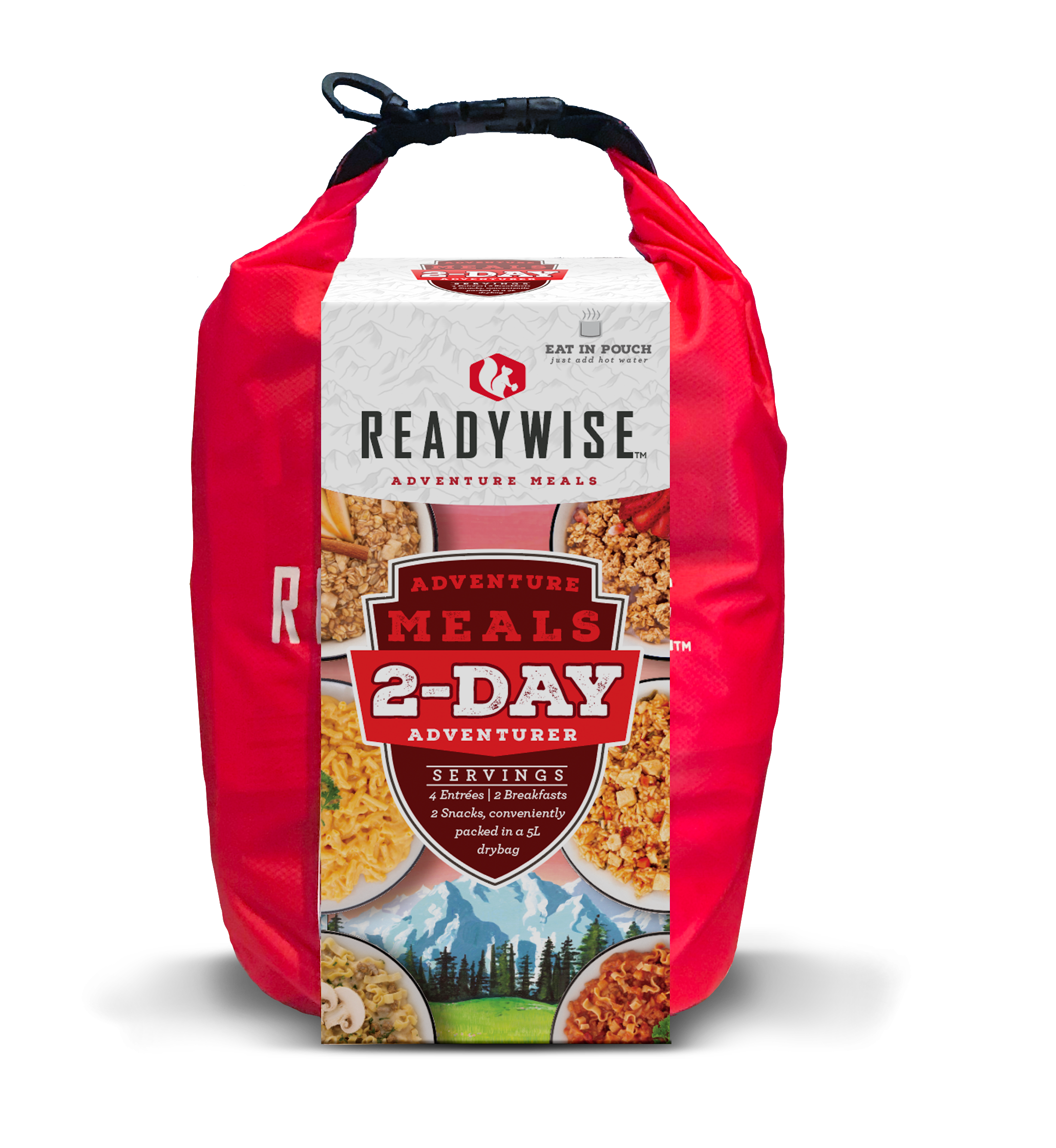 Adventure Bag 5L Dry Bag 2 Day Meals ReadyWise Pack