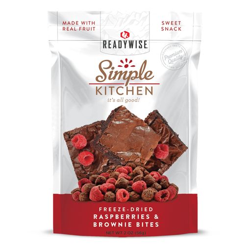 Freeze Dried Raspberry And Brownie Bites 6-Pack