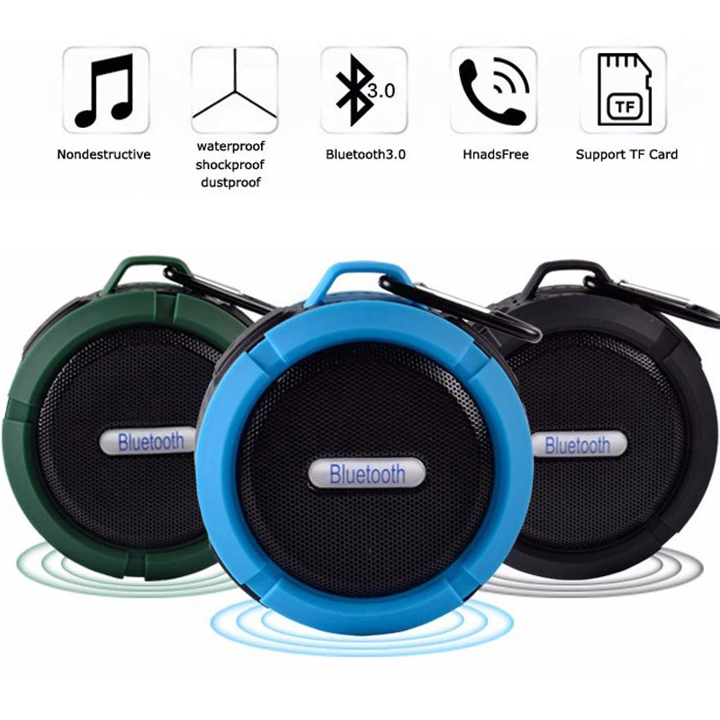Suction Cup Waterproof Bluetooth Speaker