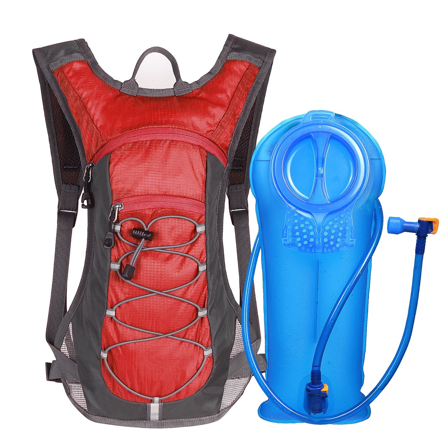 Hydration Pack With Anti-Bounce Straps