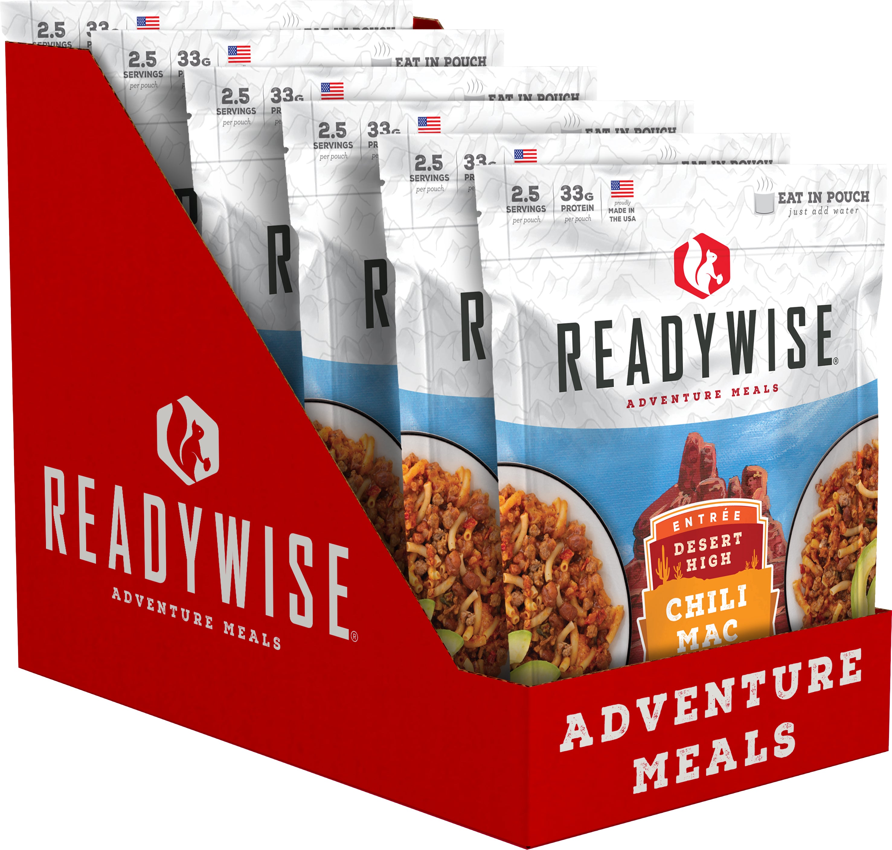 Chili Mac With Beef Camp Ready 6 Pack Meals On The Go