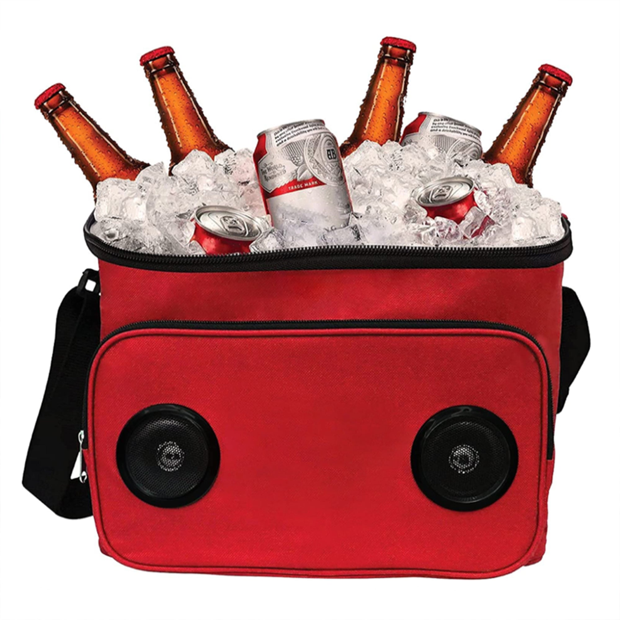 Portable Cooler 12 Can Speaker - Keeps Drinks Cold And Music Playing
