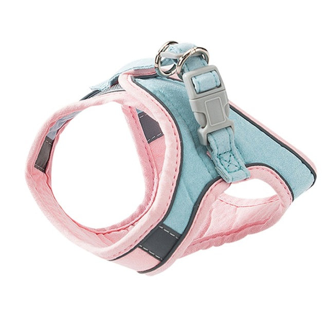 Escapeproof Cat Harness Reflective Vest Leash