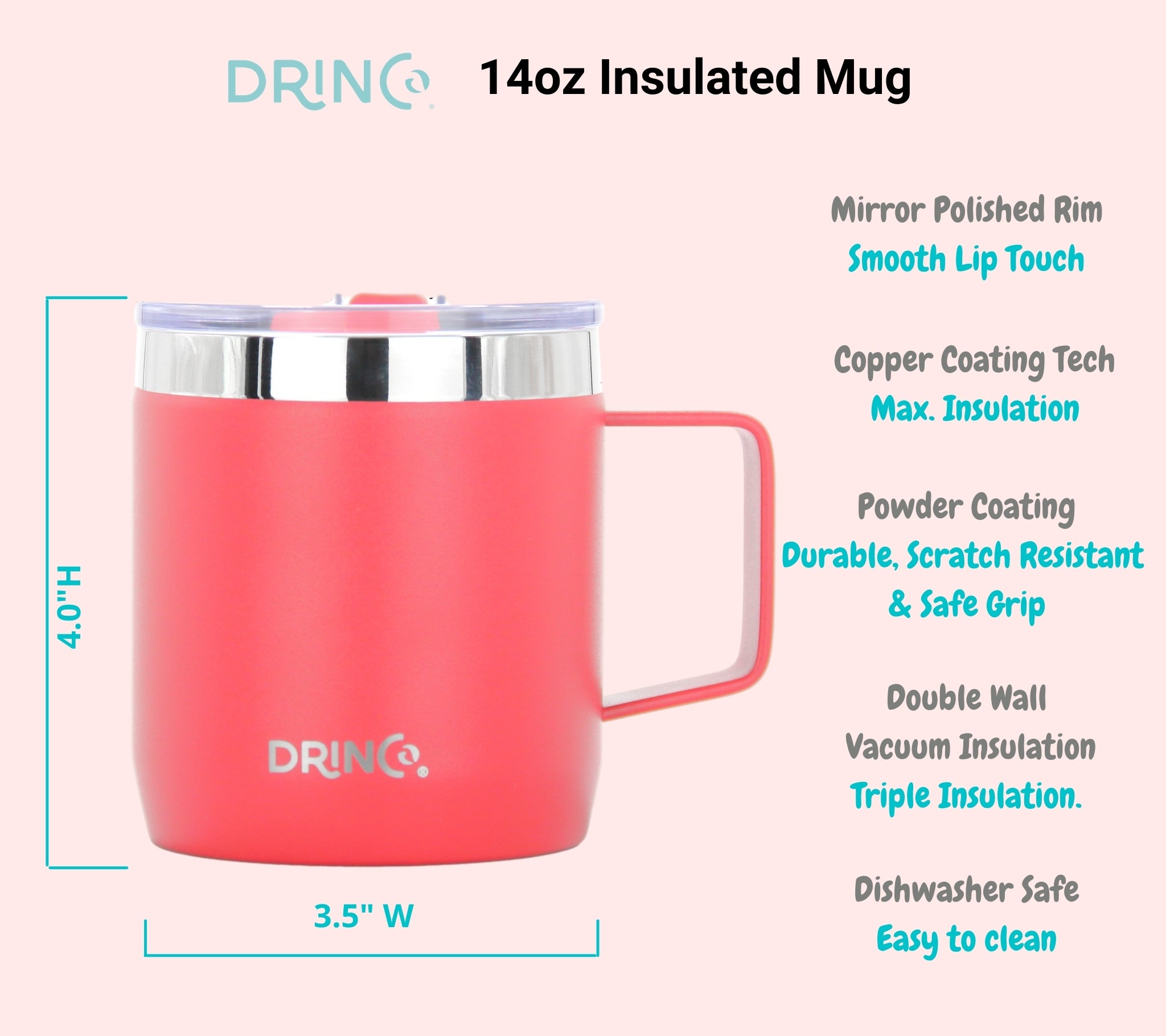 Vacuum Insulated Camping Coffee Mug
