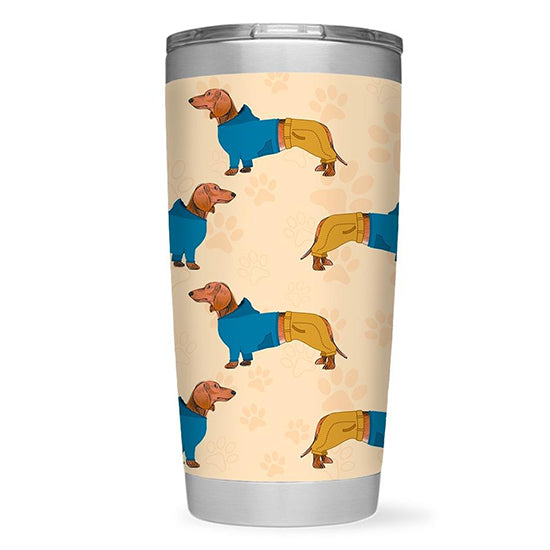 Dachshund Tumbler Stainless Steel