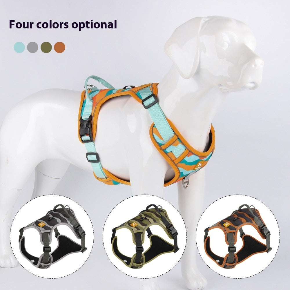 Reflective Dog Chest Back Rope