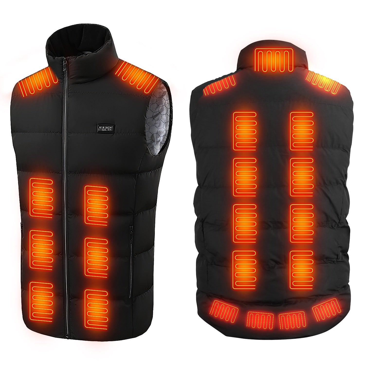 Unisex Heated Vest 23 Zones USB Powered