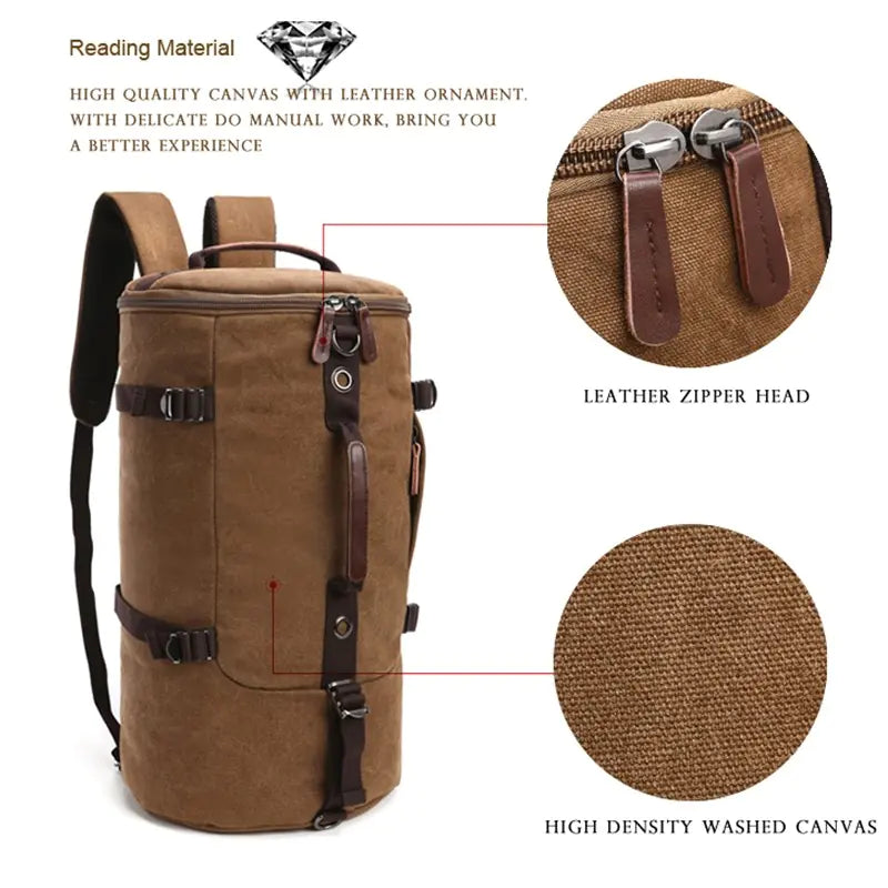 Canvas Travel Backpack 20 To 35L