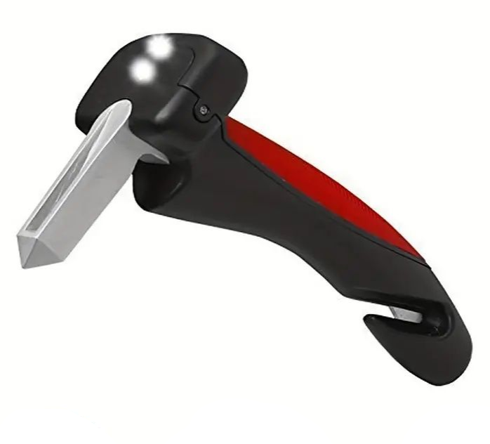 Car Safety Tool LED Assist Handle Cutter