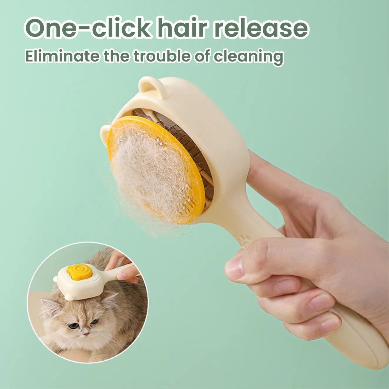 Pet Spray Comb One Key Spray All In One