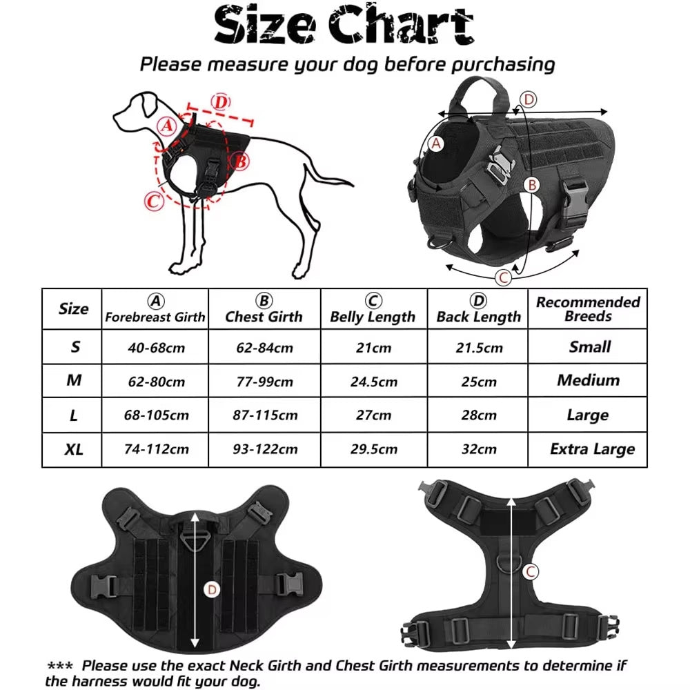 Tactical Training Dog Harness