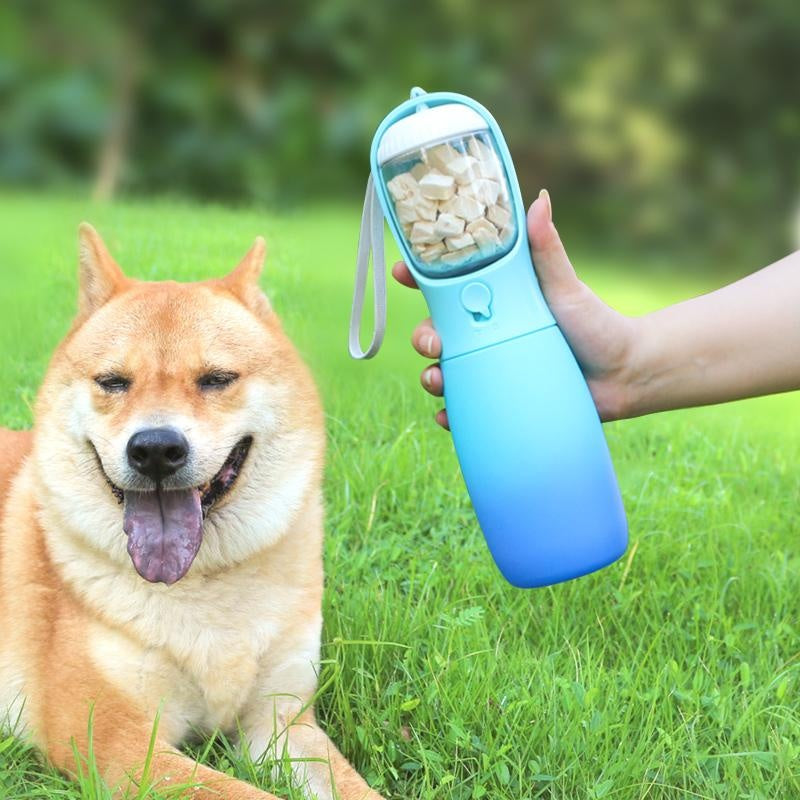Pet Water Bottle 19oz Gradient Keeps Pets Hydrated