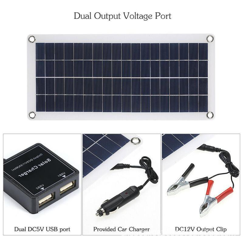 Solar Panel 20W 18V Polycrystalline Includes Controller