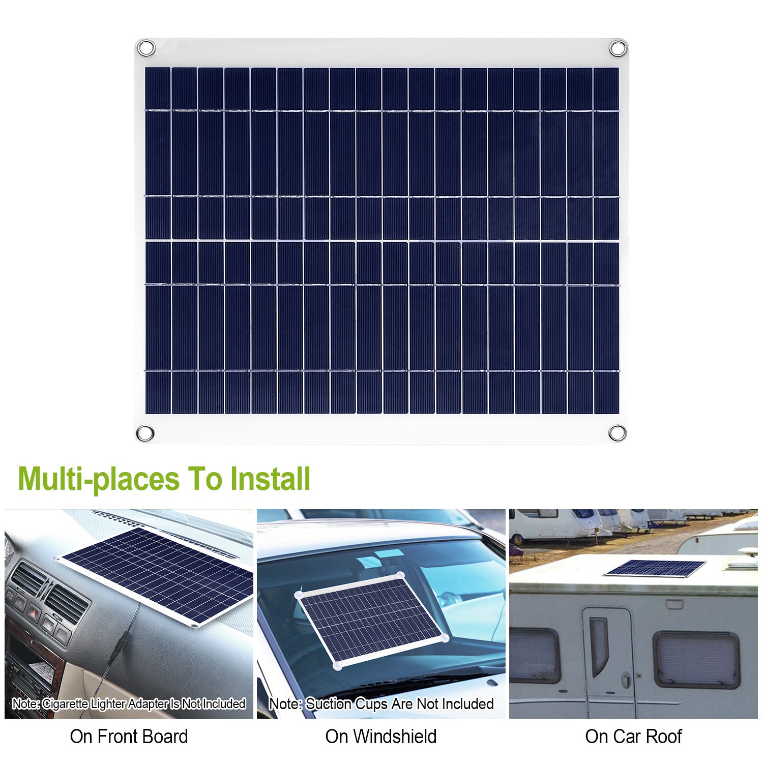 Solar Panel 12V IP68 USB