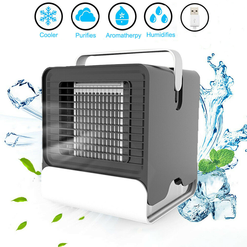 Mini Negative Ion Air Cooler Night Light Comfort