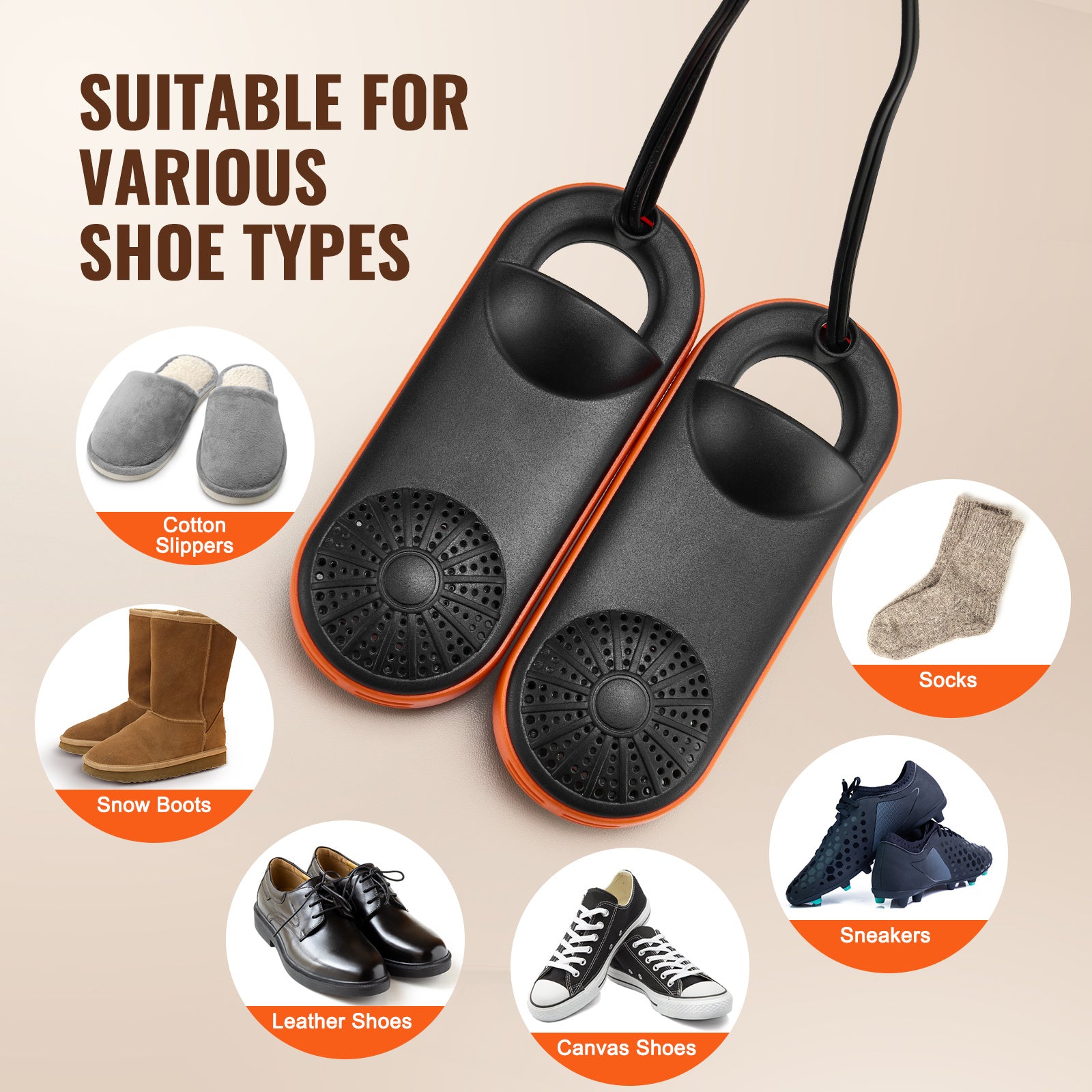 Fast Drying Shoe and Boot Dryer With Auto Temp Control