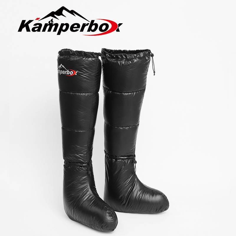 Premium Down Insulated Sleeping Bag Boots