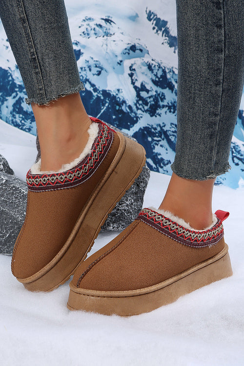 Cozy Snow Boots Plush Lined For Warm Winter Comfort