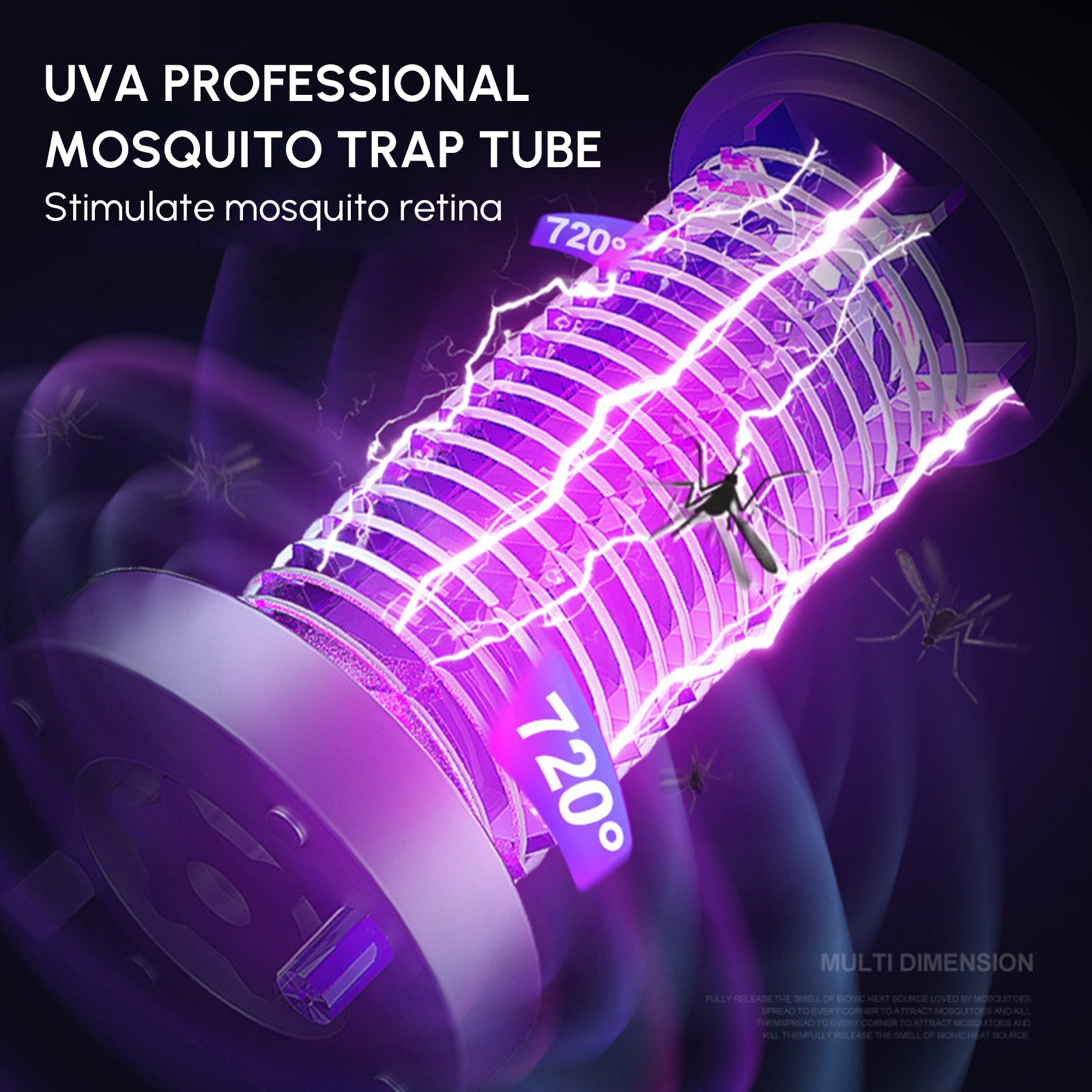 Powerful Indoor Bug Zapper Low-Voltage UV