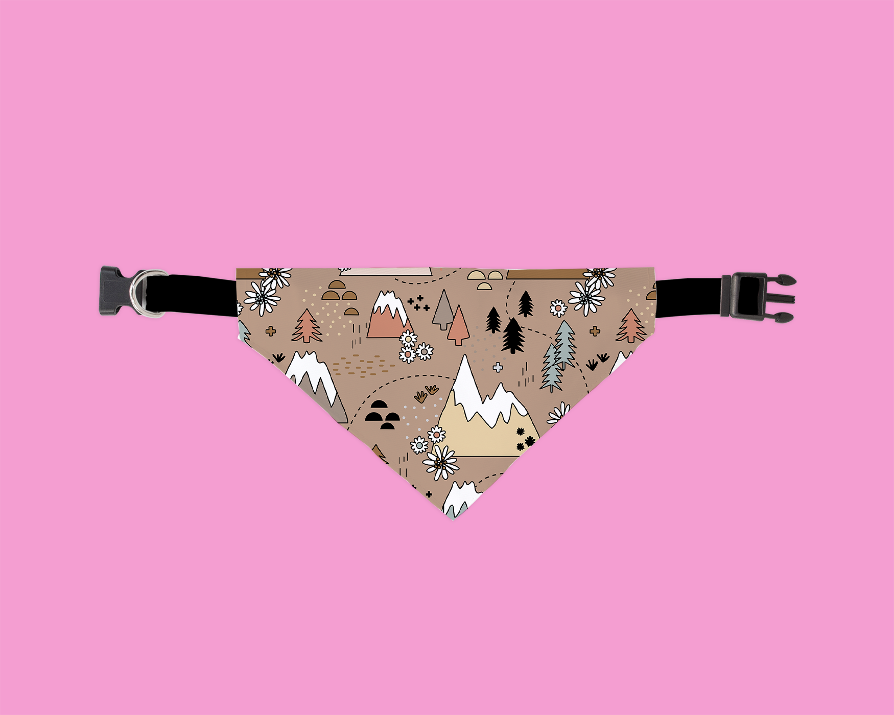 Slip On Dog Bandana For Secure Fit