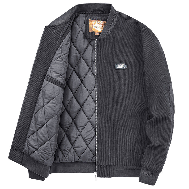 Winter Jacket With Elbow Patch