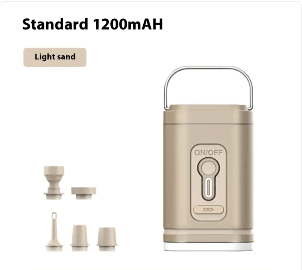 Camping Electric Air Pump With Lighting