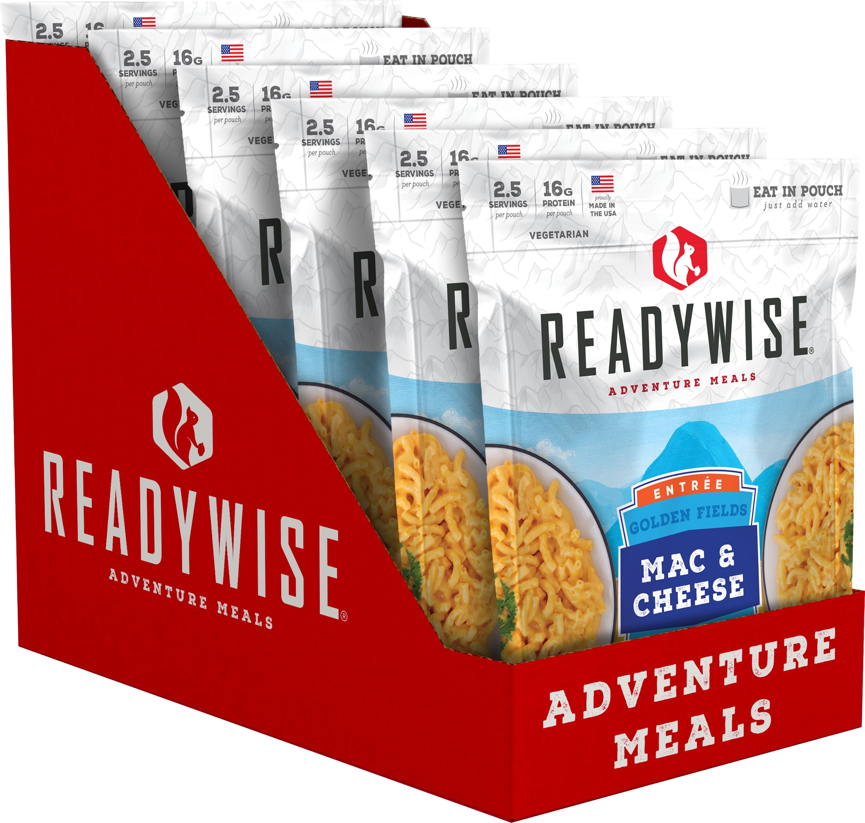 Mac & Cheese Resealable Pouch For Outdoor Meals
