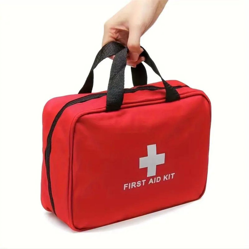 173pc Outdoor First Aid Kit Red for Camping And Hiking