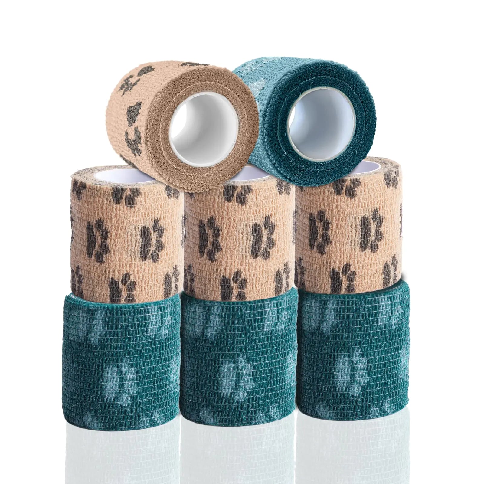 Set Of Pet Bandages Gentle Self Adhesive