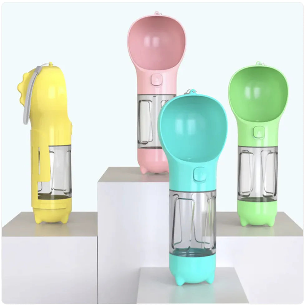 Pet Travel Bottle With Bag Dispenser