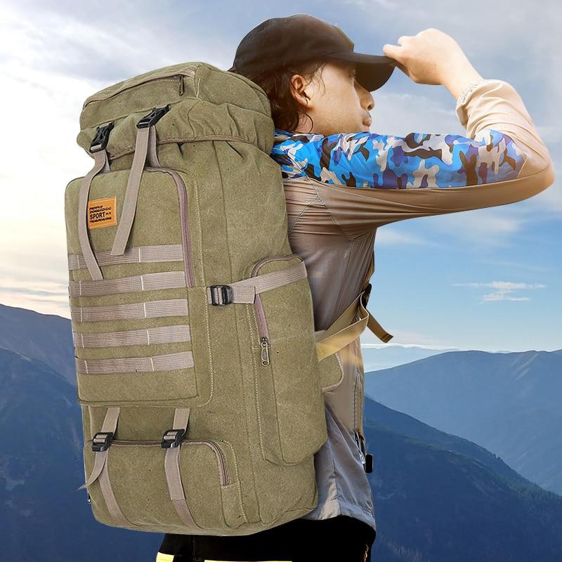 75L Waterproof Backpack 3D Suspension Tails N Trails