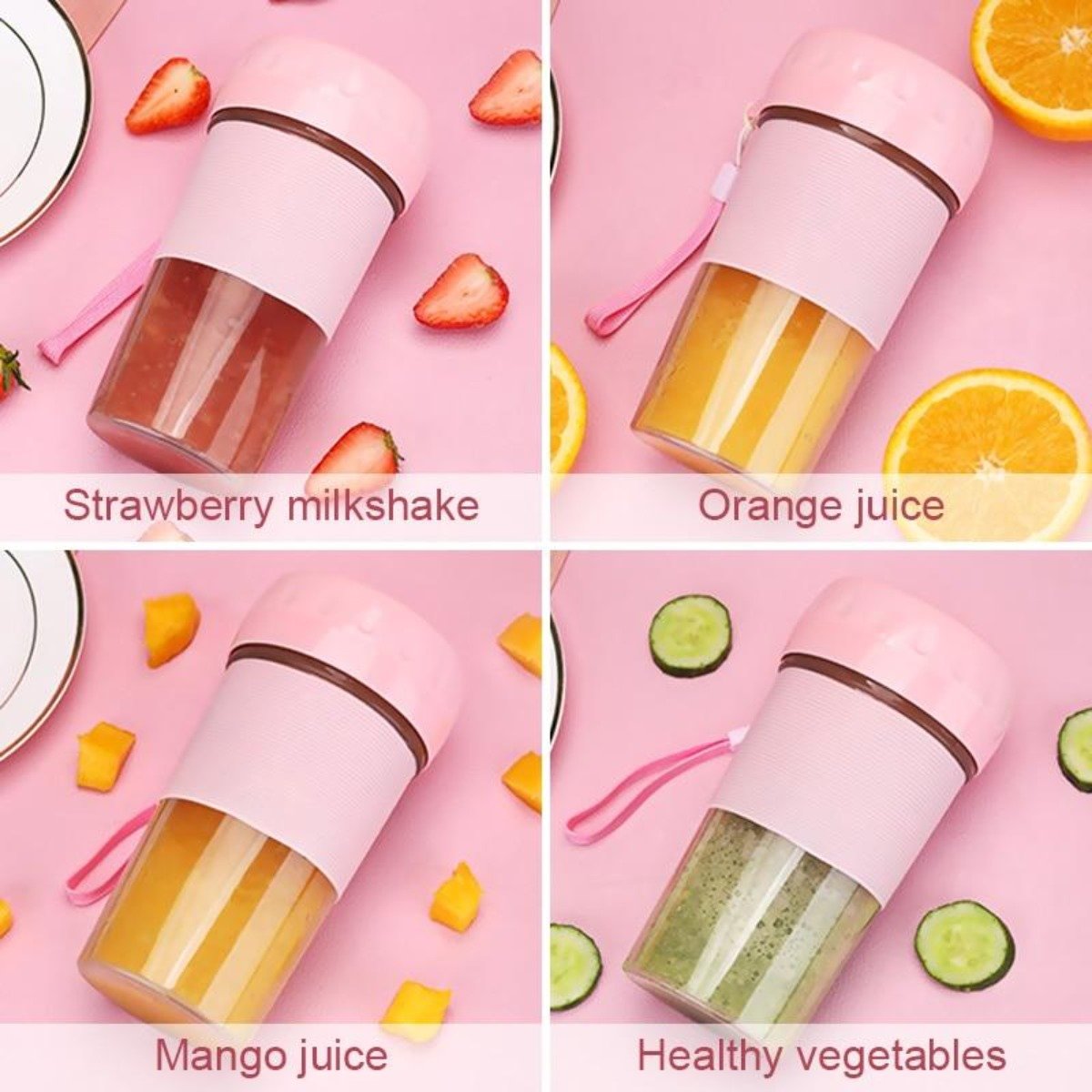 Portable USB Rechargeable Juice Blender