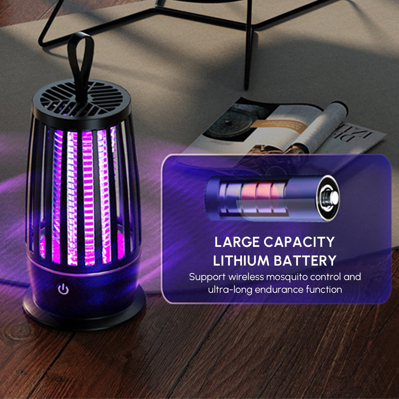 Powerful Indoor Bug Zapper Low-Voltage UV