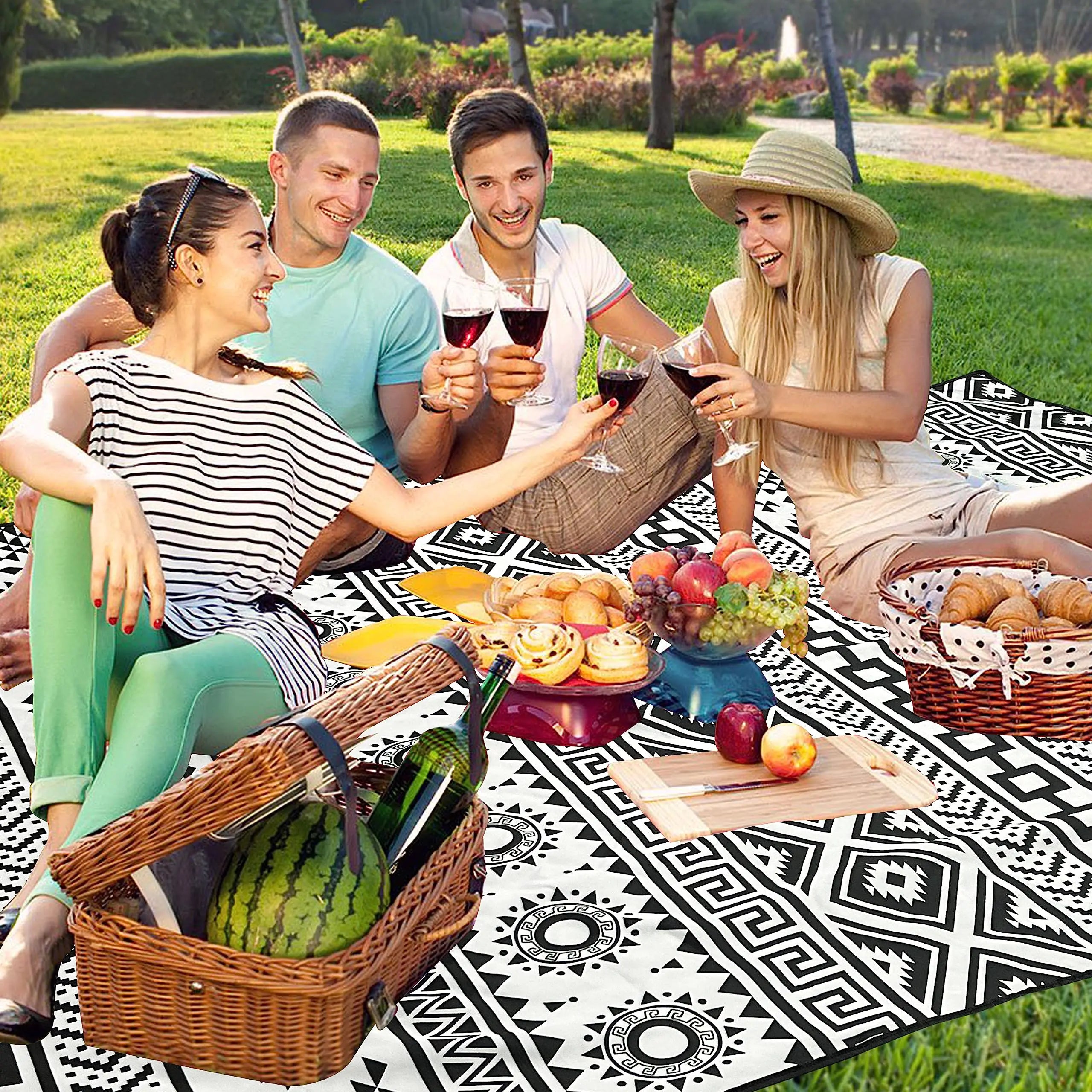 Waterproof Picnic Blanket 80x80 Three Layer