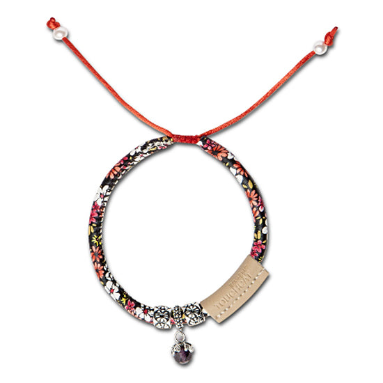 Cable Necklace Cat Collar With Jeweled Charm