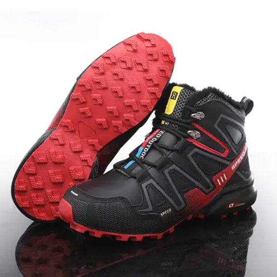 Men's High Top Velvet Lined Hiking Boots