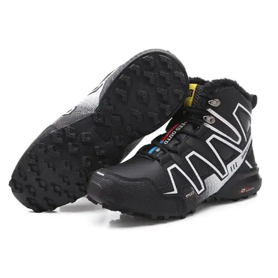 Men's High Top Velvet Lined Hiking Boots