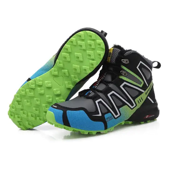 Men's High Top Velvet Lined Hiking Boots