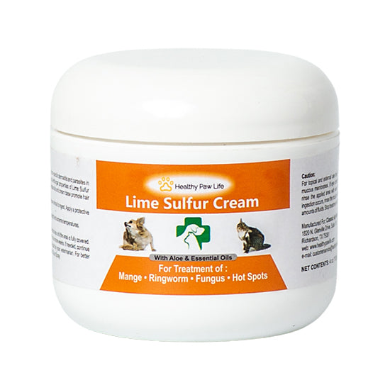 Lime Sulfur Pet Skin Cream Relieves Itch Fast