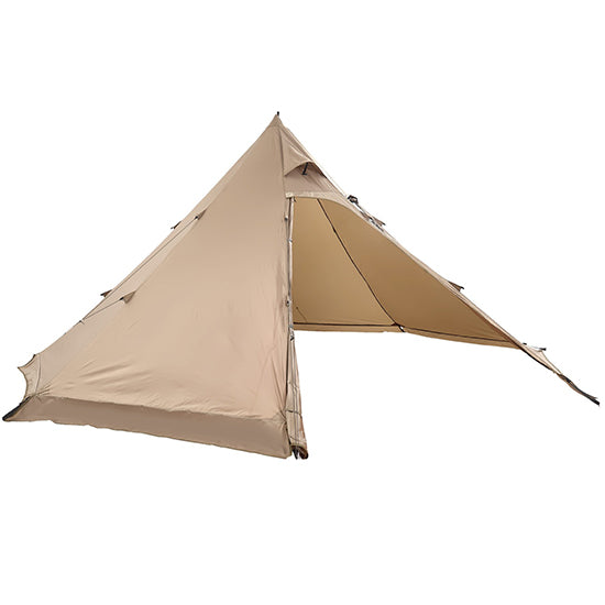 4-Person Teepee Hot Tent with Stove Jack – Waterproof, All-Season Camping