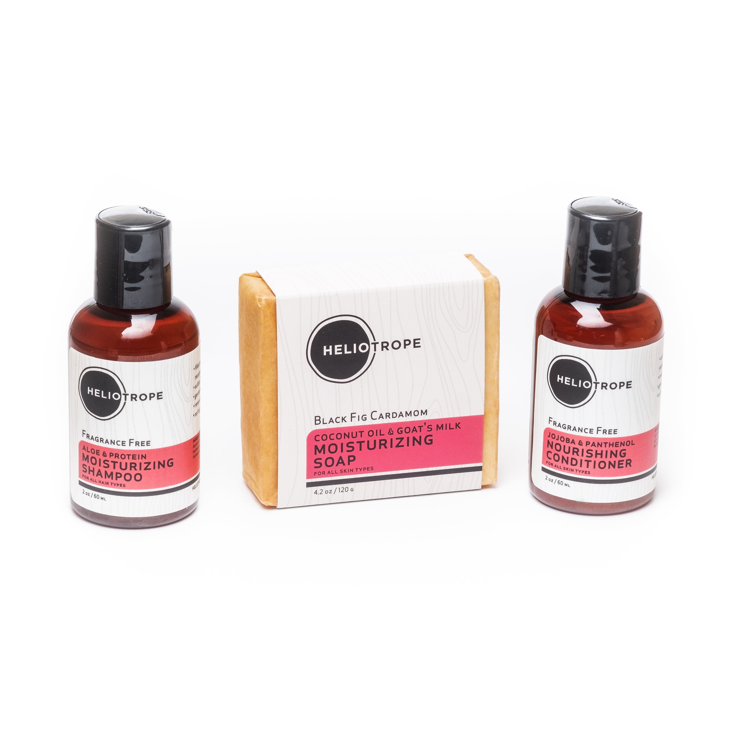 Travel Size Hair Care & Bar Soap Scented & Unscented Options