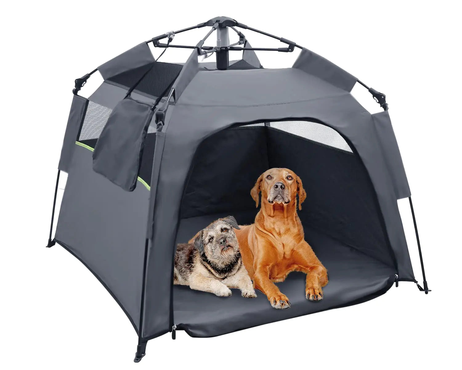 XXL Multi-Dog Pop Up Dog Tent With UV Shade Canopy