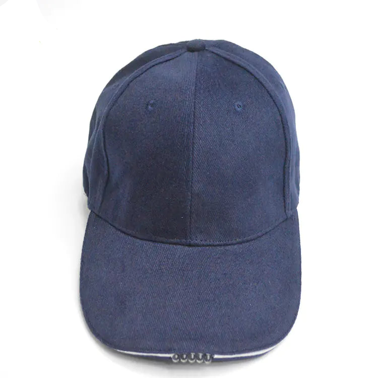 Led Lighted Baseball Cap For Night Hikes